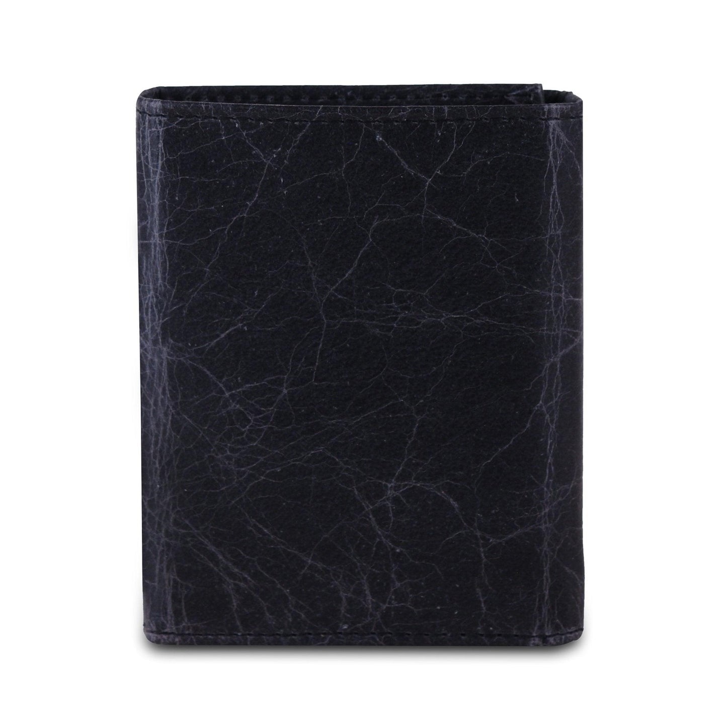 Genuine Buffalo Leather Trifold Wallet For Men
