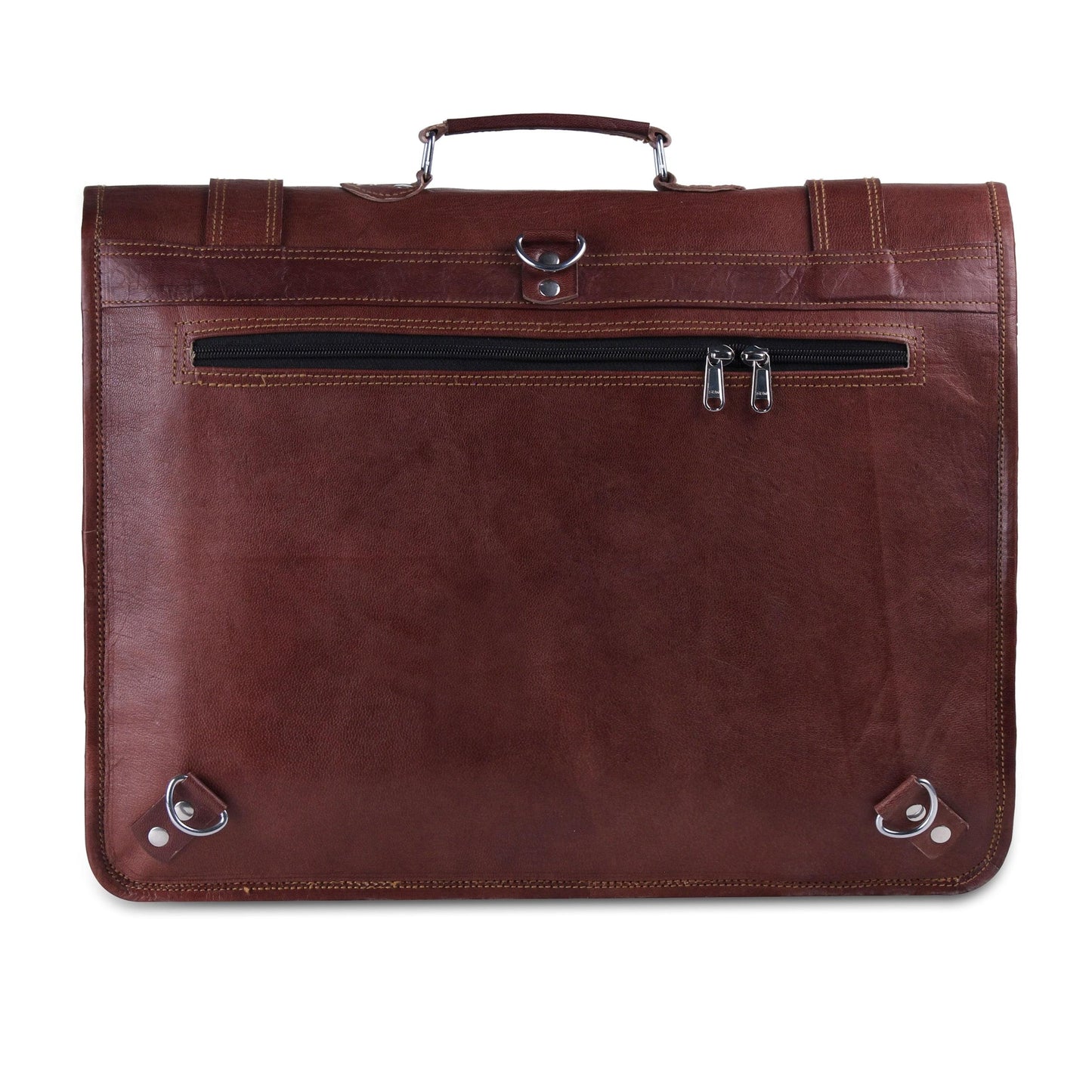 Convertible Leather Messenger Bag