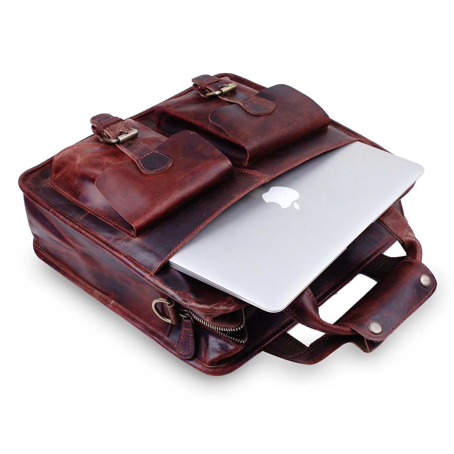 Buffalo Leather Briefcase 14 Inch