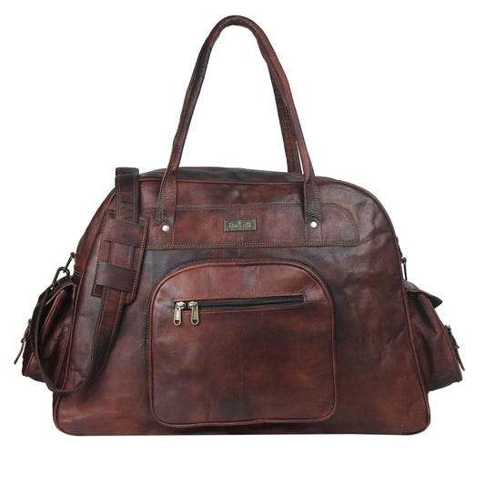 Brown Mini Duffle Bag