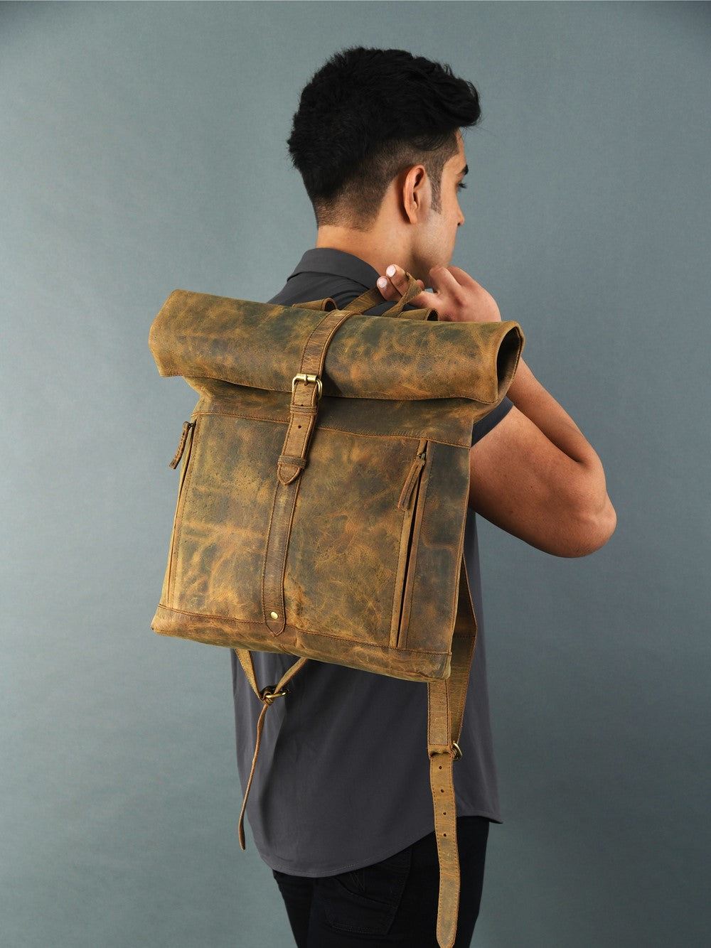 The Rugged Roll Top Backpack
