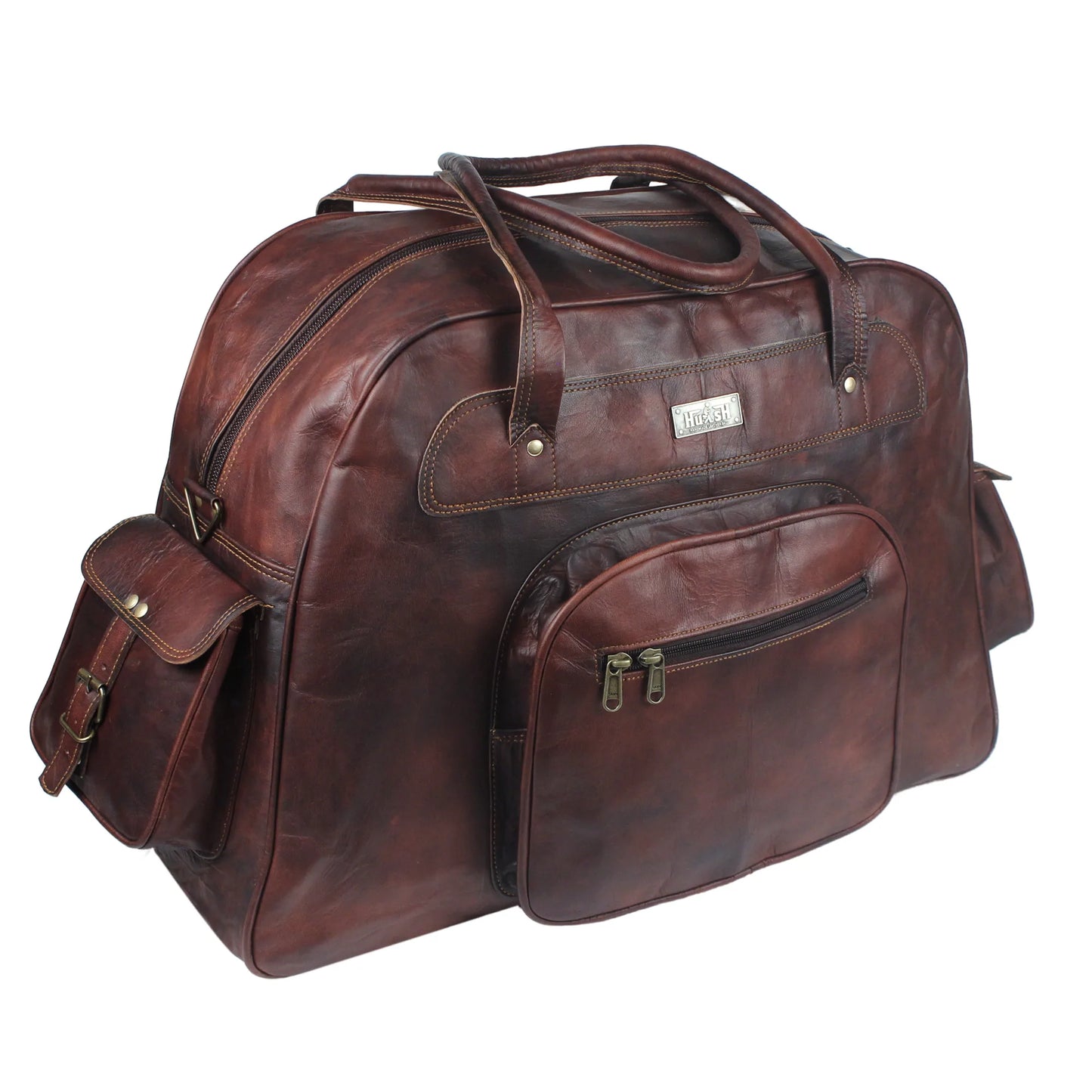 Brown Mini Duffle Bag