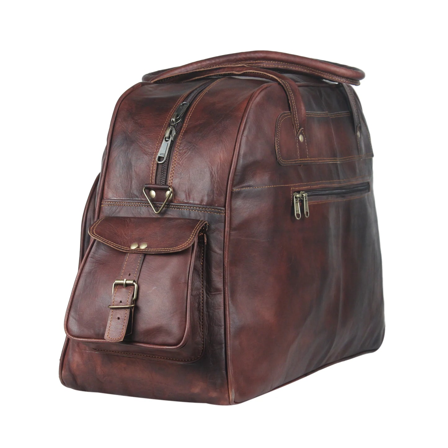 Brown Mini Duffle Bag