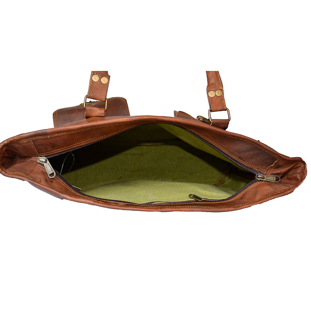Women's Leather Tote Handbag
