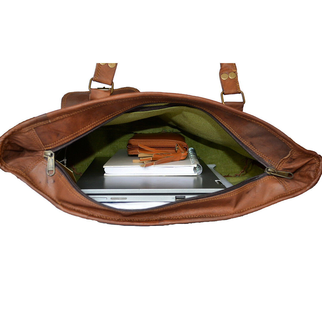 Women's Leather Tote Handbag