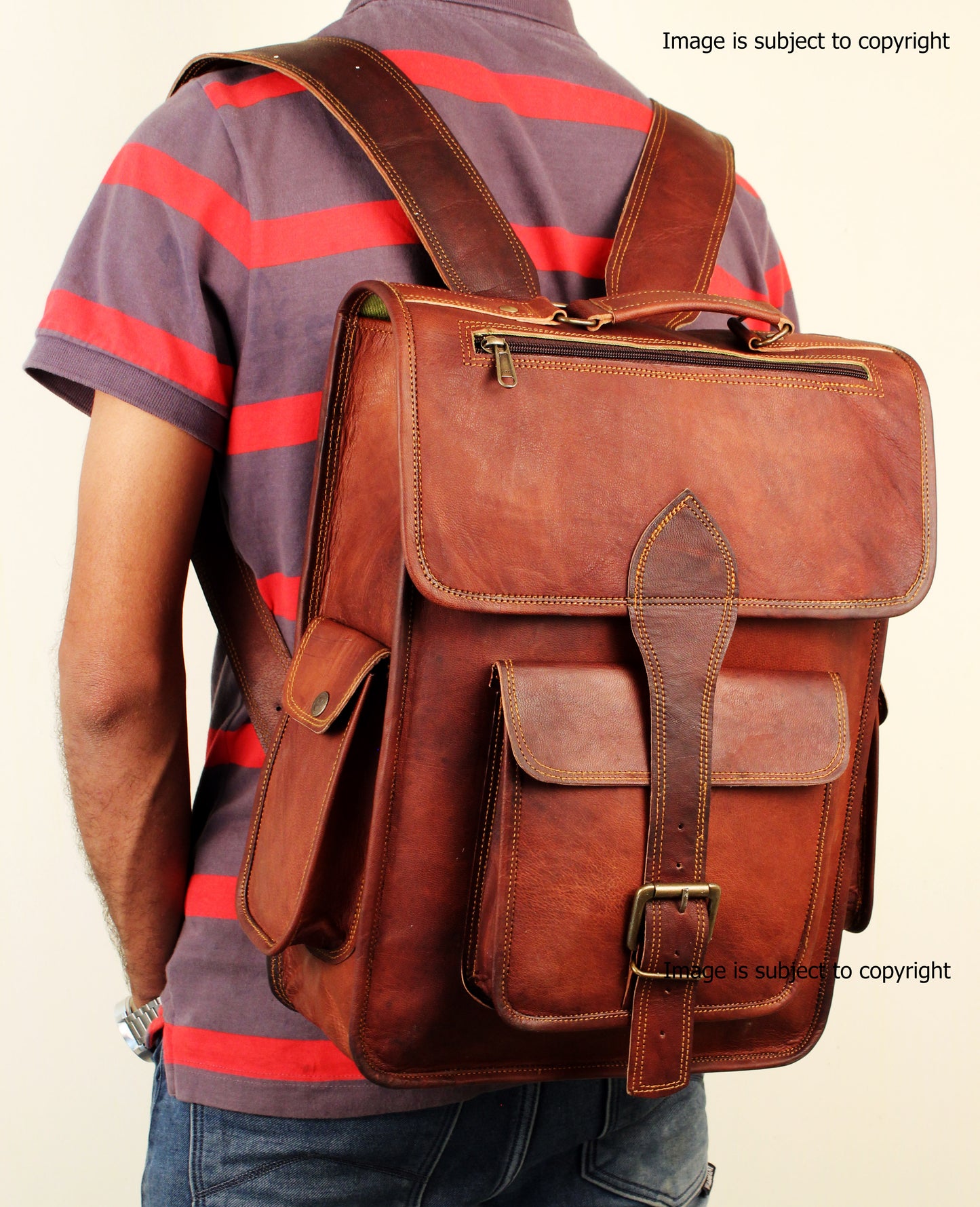 The Hughes Rustic Backpack