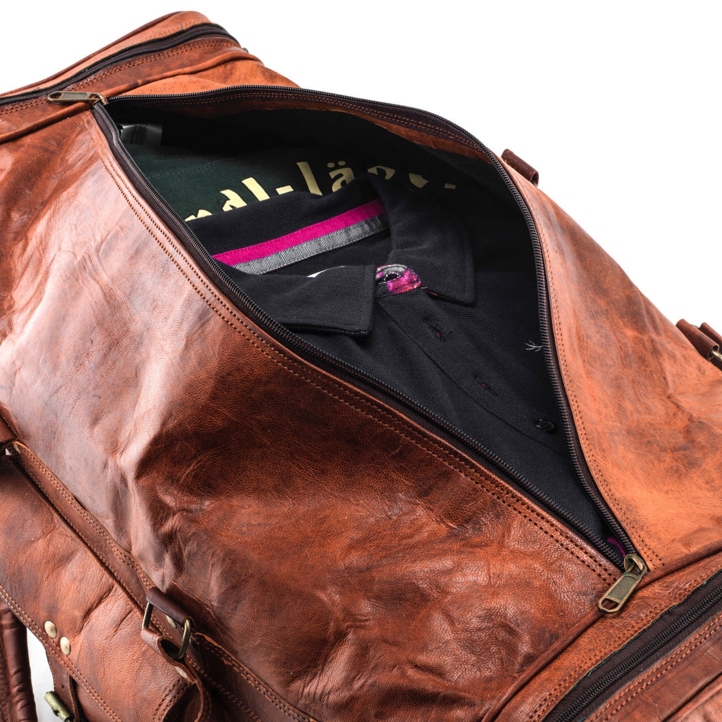 Vintage Leather Travel bag by Hulsh