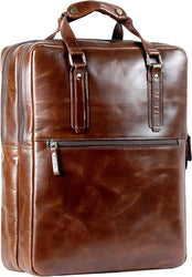 Genuine Buffalo Leather Handle Backpack