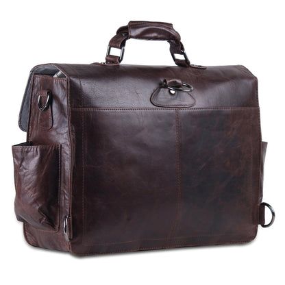 Convertible Leather Backpack Cum Messenger Bag