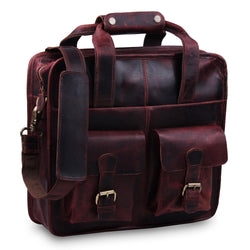 Buffalo Leather Briefcase 14 Inch