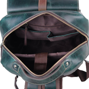 Dark Green Multi pocket backpack