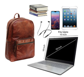 College Backpack with Laptop Padding and Top Handle