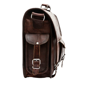 Large Laptop Padded Messenger Bag with Adjustable Strap and side pockets