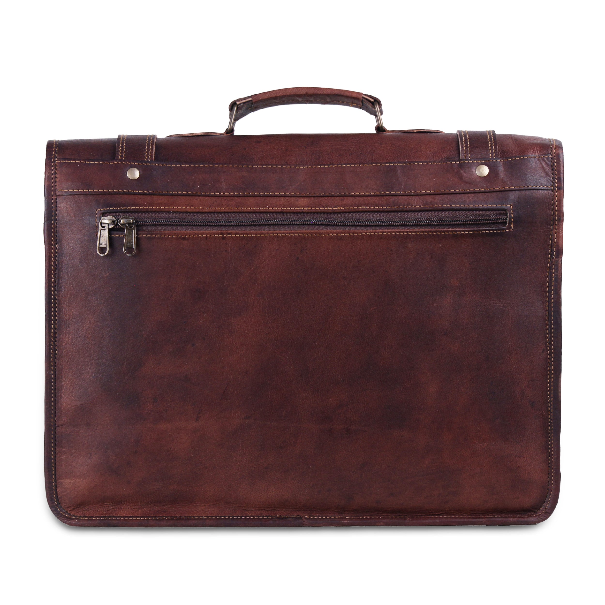 Plain Mens Brown Laptop Messenger Bag, Size: 38 X 29 X 6 cm ( L X H X D )