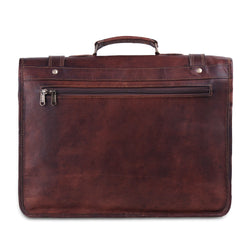 vintage leather messenger Briefcase bag