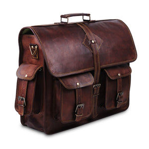 Full Grain Leather Messenger Bag For Men – Rustico