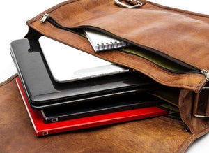 Laptop Padded Shoulder Messenger Bag by Hulsh