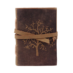 Dark Brown Buffalo Leather Journal Writing Pad